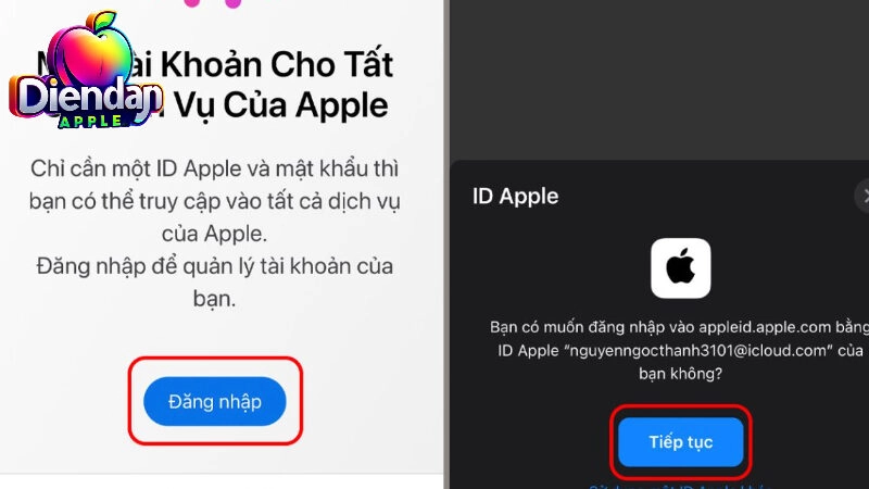 Hướng dẫn đăng nhập Apple ID trên nhiều thiết bị