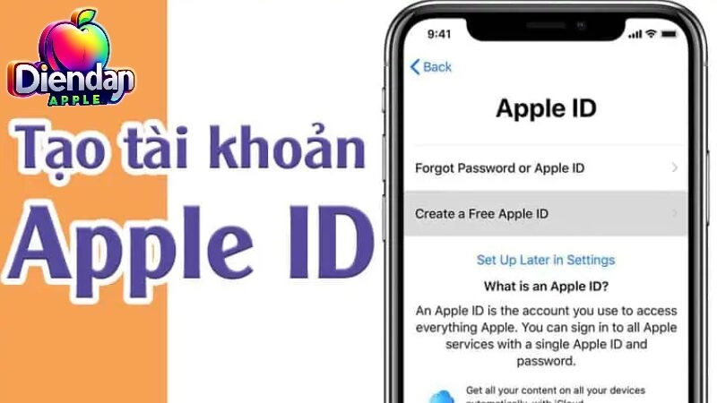 Tạo tài khoản ID Apple miễn phí với vài bước đơn giản